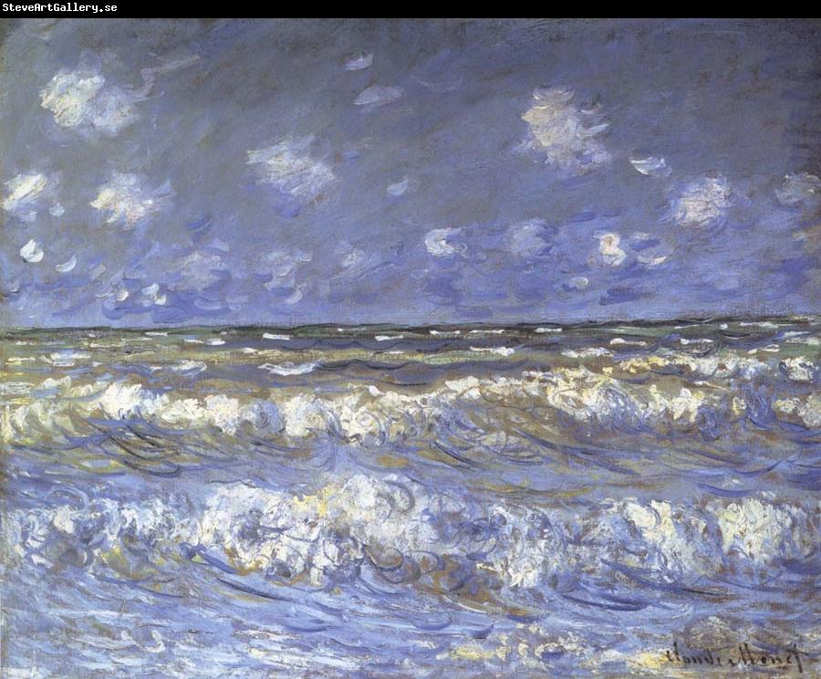 Claude Monet A Stormy Sea
